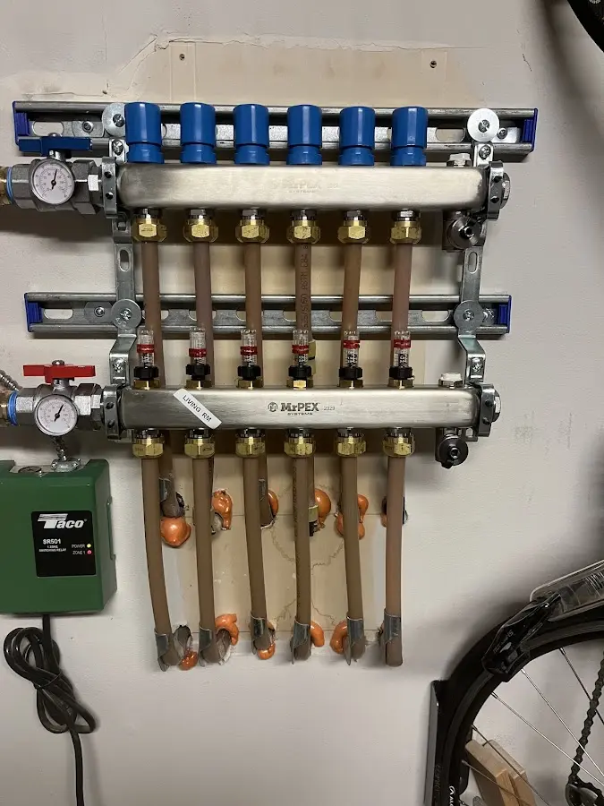 Plumber performing Gas Leak Detection at a residential property in Fort McKinley